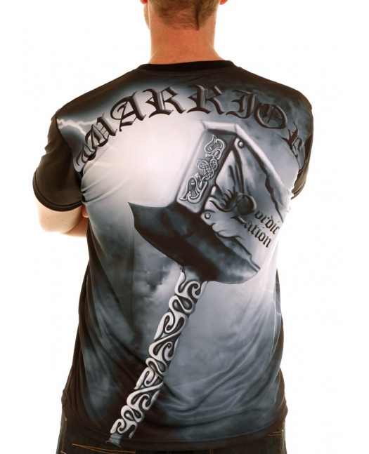 Nordic Worlds Thor's Hammer Tee BlueGrey