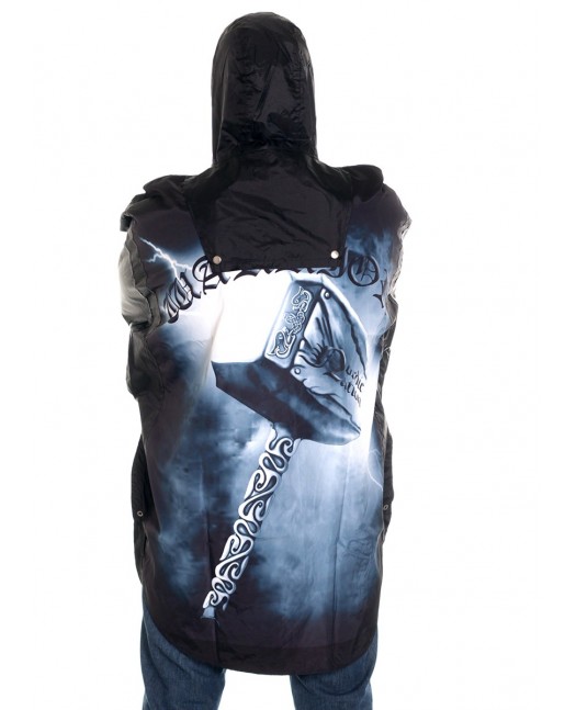 Thor's Hammer Poncho BlueGrey by...
