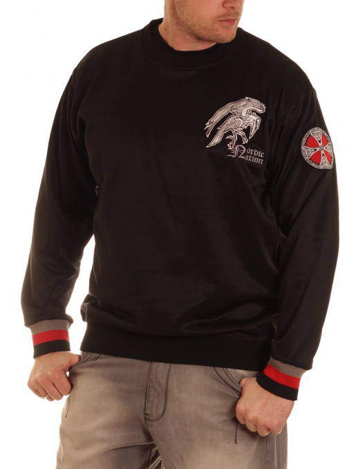Nordic Worlds Raven Shield CrewNeck