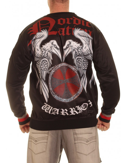 Nordic Worlds Raven Shield CrewNeck