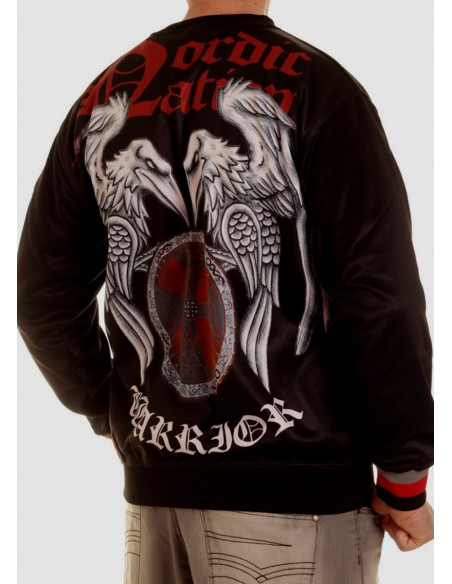 Nordic Worlds Raven Shield CrewNeck