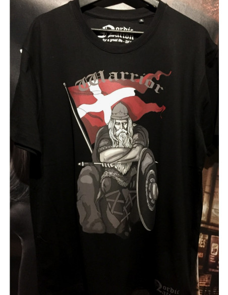 Holger Danske Cotton Premium T-shirt Front Black