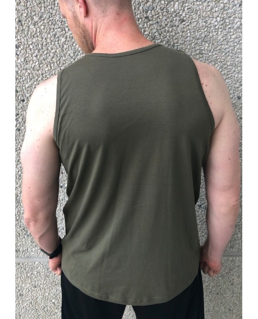 Holger Danske Cotton Tank Top Olive