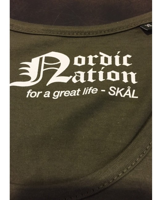 Holger Danske Cotton Tank Top Olive