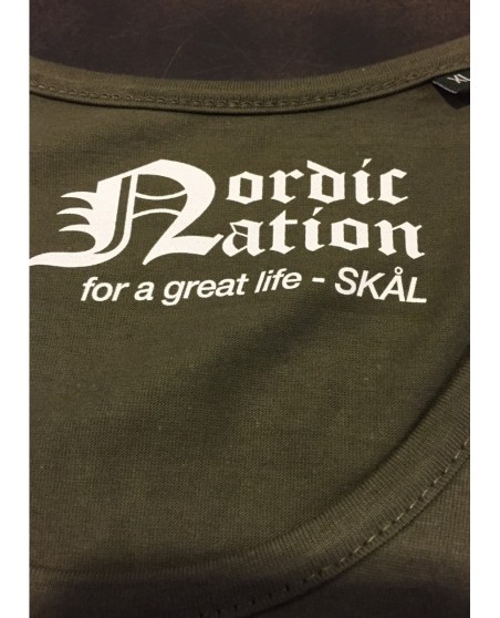 Holger Danske Cotton Tank Top Olive