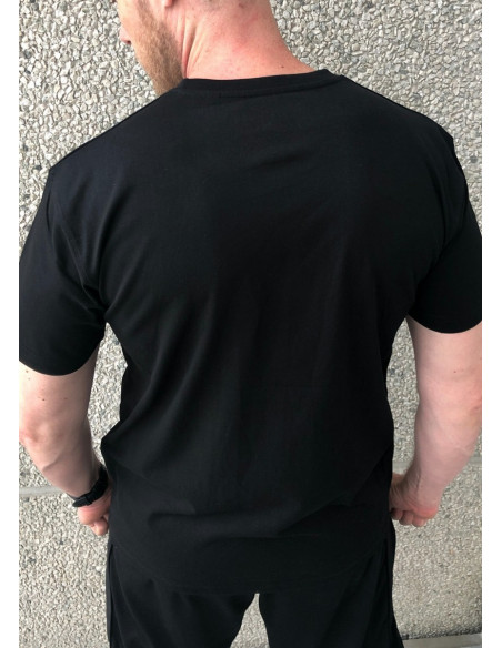 Holger Danske Cotton Premium T-shirt Front Black