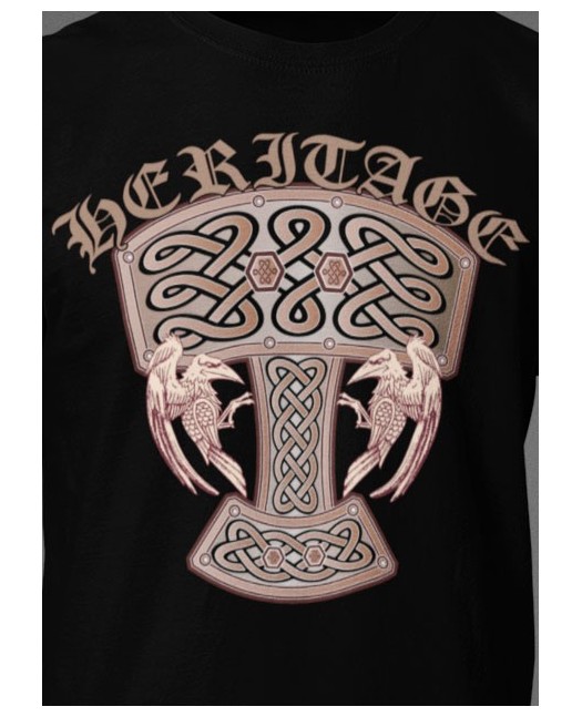 Heritage Hammer T-Shirt Black by...