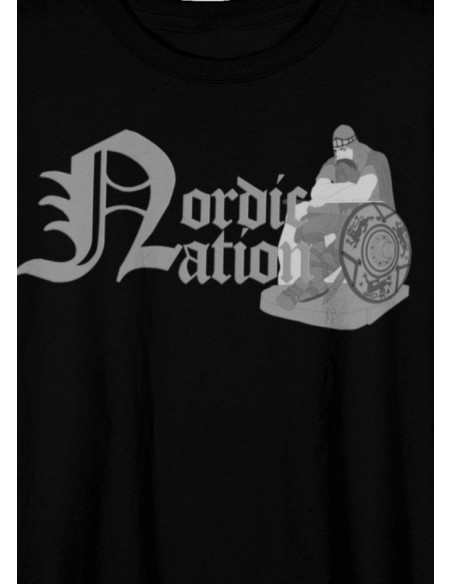 BrandLogo Holger T-Shirt Black by Nordic Worlds Premium Cotton
