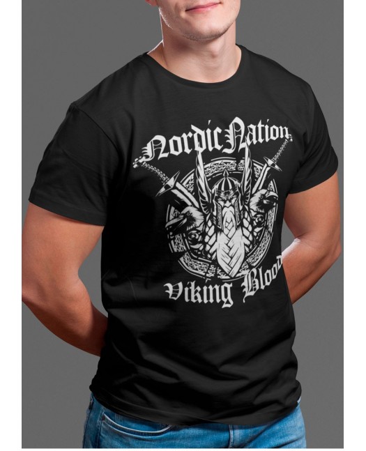 Viking Blood T-Shirt black by Nordic...