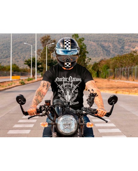 Viking Blood T-Shirt black by Nordic Worlds Premium Cotton