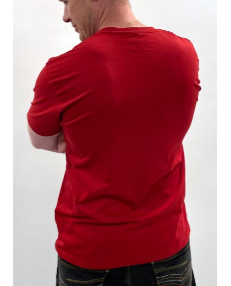 Warrior Nation T-Shirt Red by Nordic Worlds Premium Cotton