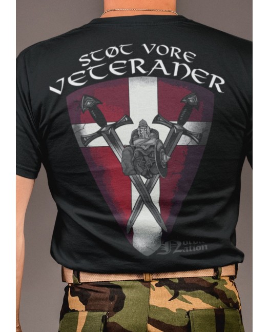 Støt vore Veteraner T-Shirt Black by...