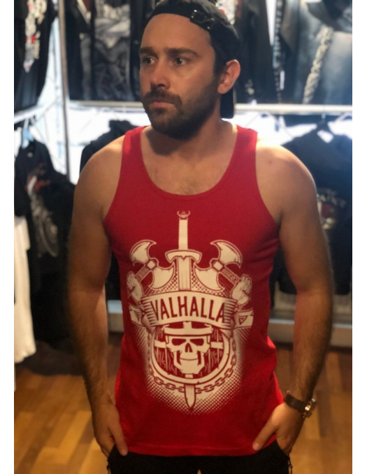 Valhalla TankTop RedNWhite
