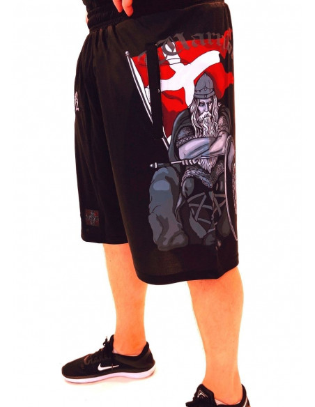 Holger Danske Mesh Shorts Black by Nordic Worlds