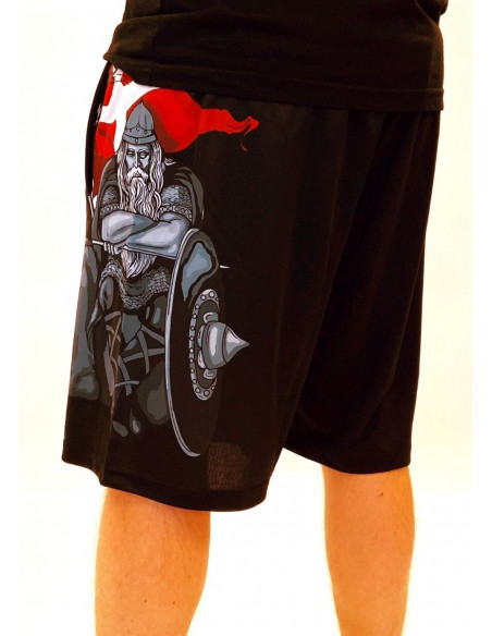 Holger Danske Mesh Shorts Black by Nordic Worlds