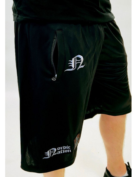 Holger Danske Mesh Shorts Black by Nordic Worlds