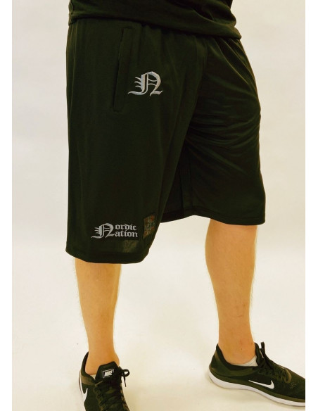 Holger Danske Mesh Shorts Black by Nordic Worlds
