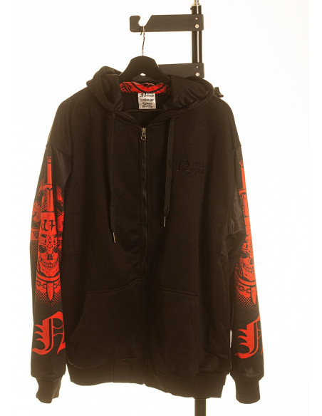 Valhalla Rising ZipHoodie BlackNRed by Nordic Worlds Premium Collectors Edition
