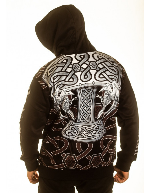 Nordic Heritage Hammer ZipHoodie by...