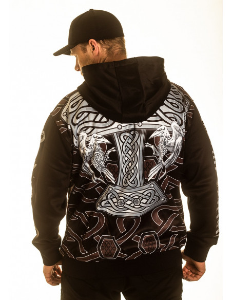 Nordic Heritage Hammer ZipHoodie by Nordic Worlds