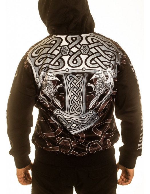 Nordic Heritage Hammer ZipHoodie by...