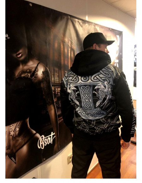 Nordic Heritage Hammer ZipHoodie by Nordic Worlds