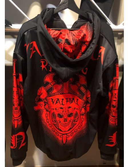 Valhalla Rising ZipHoodie BlackNRed by Nordic Worlds Premium Collectors Edition