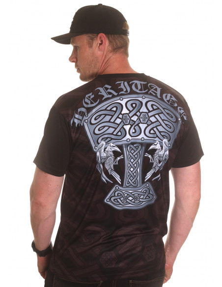 Thor's Hammer T-Shirt Vol2 by Nordic Worlds