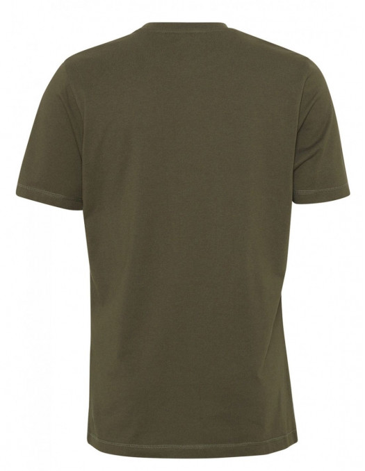 Viking Beast Odins Horn T-Shirt Olive