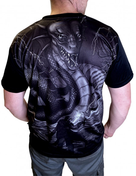 Midgard Serpent T-Shirt Grey by Nordic Worlds