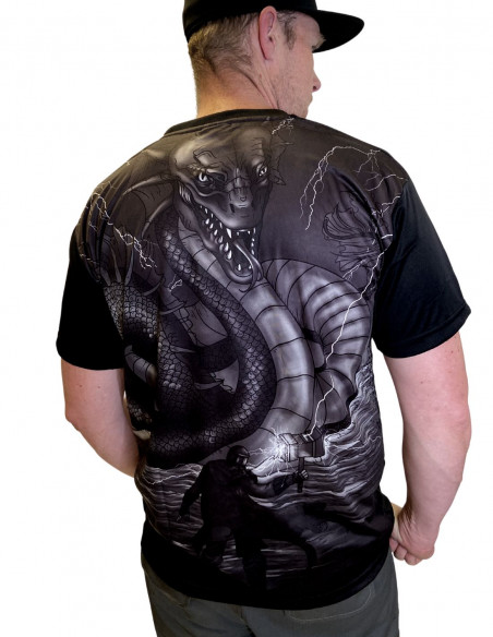 Midgard Serpent T-Shirt Grey by Nordic Worlds