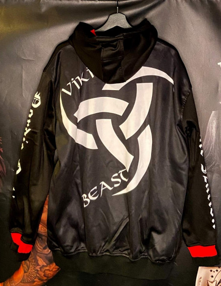 Viking Beast Triple Horn ZipHoodie by Nordic Worlds
