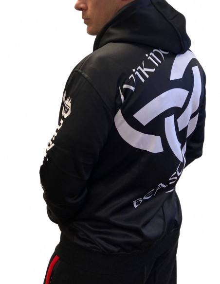 Viking Beast Triple Horn ZipHoodie by Nordic Worlds