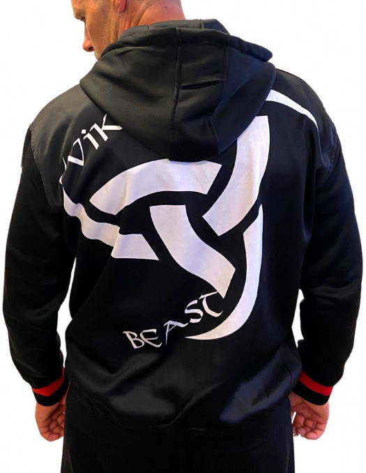 Viking Beast Triple Horn ZipHoodie by Nordic Worlds