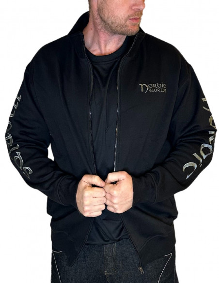 Ragnarok Midgard Zip CrewNeck by Nordic Worlds