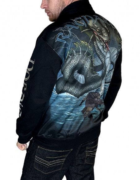 Ragnarok Midgard Zip CrewNeck by Nordic Worlds