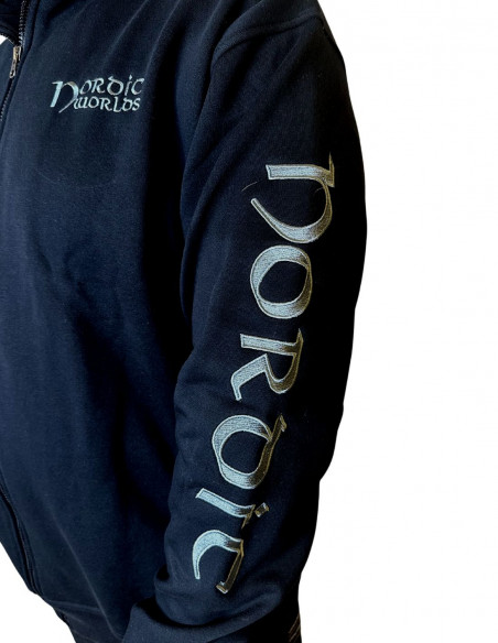 Ragnarok Midgard Zip CrewNeck by Nordic Worlds