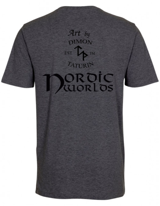 Nordic Worlds Freya T-Shirt Steel Grey