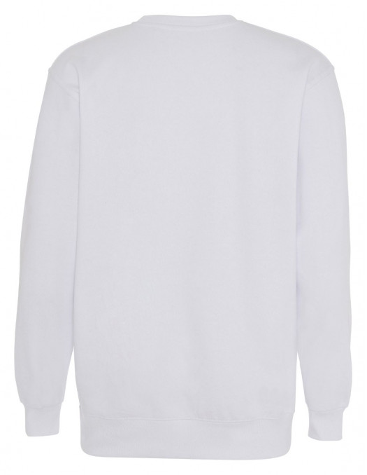 Plain Crewneck Heavy Sweatshirt White
