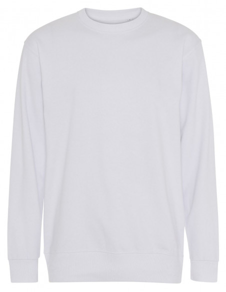 Plain Crewneck Heavy Sweatshirt White
