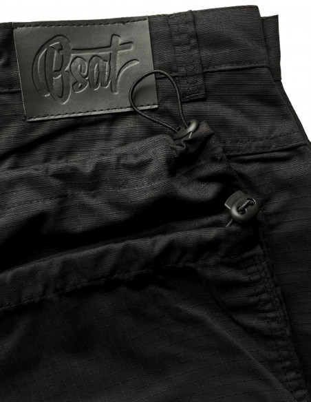 BSAT Regular Fit Combat Cargo Pants Black