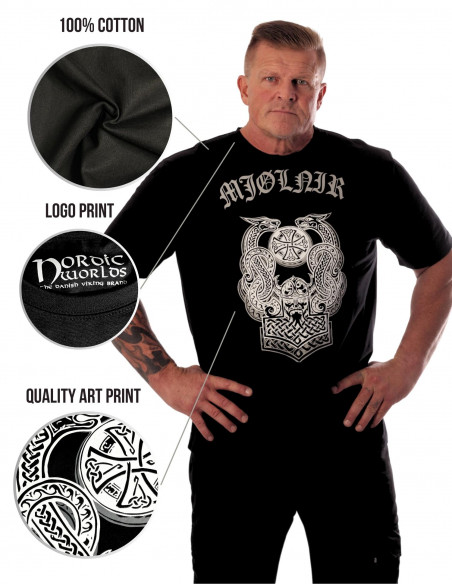 Mjolnir Limited Edition Tee 2021 Nordic Worlds X DimonTaturin