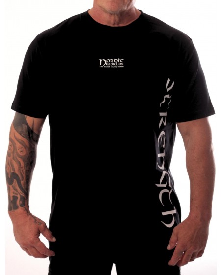 Nordic Worlds Empowerment T-Shirt Black Organic Cotton