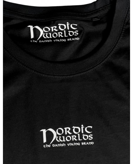 Nordic Worlds Empowerment T-Shirt Black Organic Cotton