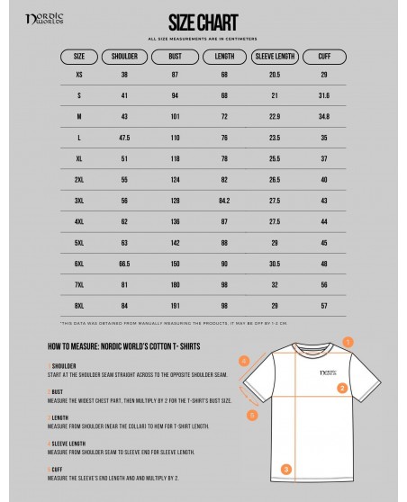 Nordic Worlds Empowerment T-Shirt Black Organic Cotton