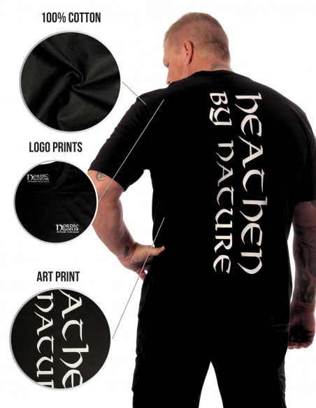 Nordic Worlds Heathen Premium T-Shirt Black