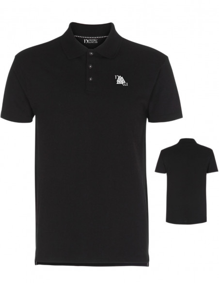 Valknut Spirit Stretch Poloshirt Black by Nordic Worlds