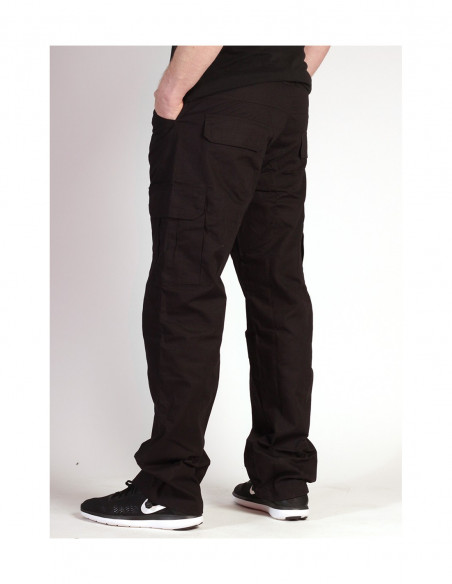 BSAT Regular Fit Combat Cargo Pants Black