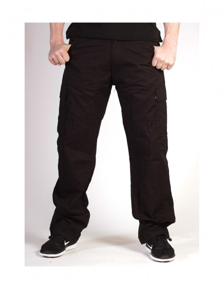 BSAT Regular Fit Combat Cargo Pants Black