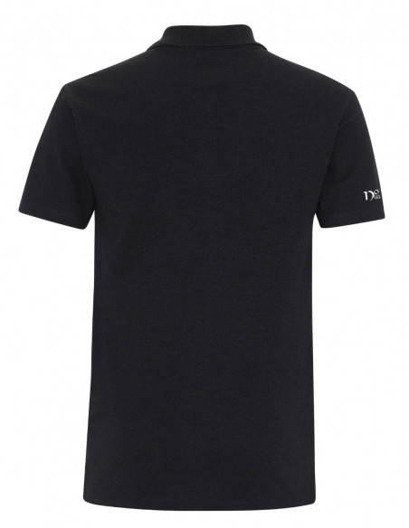 Valhal Stretch Poloshirt Heather Black by Nordic Worlds